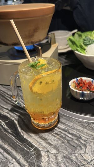   at Yangege 焱格格蔬食料理火锅 in Shanghai