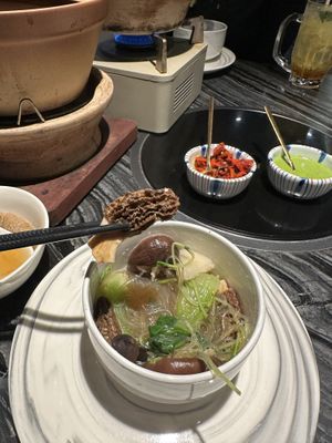   at Yangege 焱格格蔬食料理火锅 in Shanghai