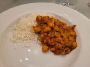 Kabuli Channa Masala at India Tandoori in Stavanger