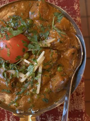 Piselli, patate, zenzero, coriandolo...  at India Tandoori in Stavanger