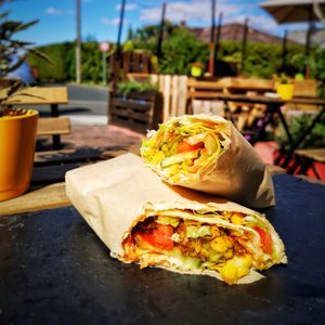 Falafel Wrap at Hexenküche in Idstein