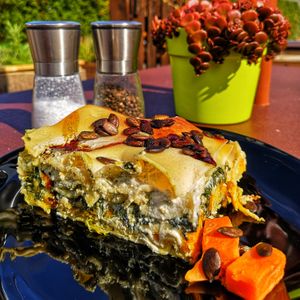 Butternut Spinach Lasagne at Hexenküche in Idstein