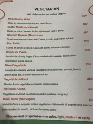 Veg 2 at Ashoka in El Nido