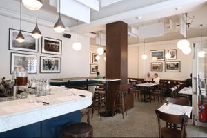 Inside NONA (pizza restaurant) at NONA Pizza in Brussels