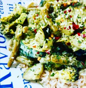 Thai Green Curry at Humble Food Co in Hobart