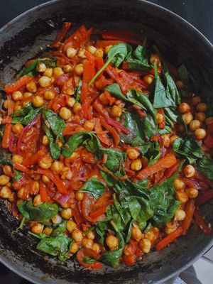 Mediterranean Chickpeas at Humble Food Co in Hobart