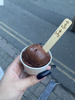 Vegan dark chocolate   at Jack's Gelato in Cambridge