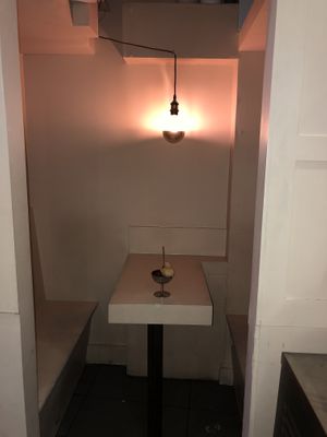 Cosy booth seating for 4 or 6 at Jack's Gelato in Cambridge
