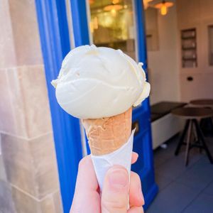 passionfruit sorbet at Jack's Gelato in Cambridge