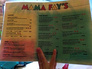 Dessert menu page 2 (July 2025) at Mama Fay's in Aberystwyth