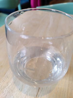 Glass of water (October 2025) at Mama Fay's in Aberystwyth