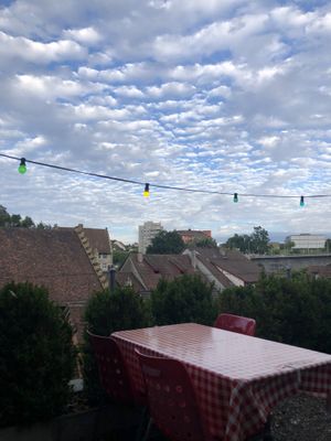 Aussicht von der Terrasse at Trudelkeller in Baden