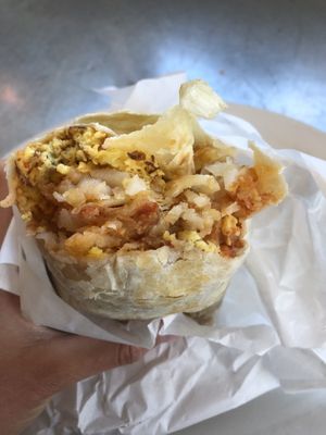 vegan breakfast burrito  at Tourist Home - All Day Cafe in Flagstaff