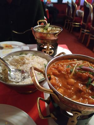 Chana Massala and Gemüse Korma at Ganesha in Nuremberg