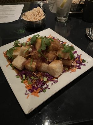 Black pepper tofu   at Tara Fine Thai Cuisine in Prescott