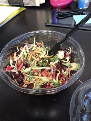 Large salad at PLNT Burger in Silver Spring