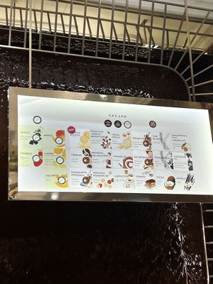 Menu 5/31/23  at Venchi in Rome