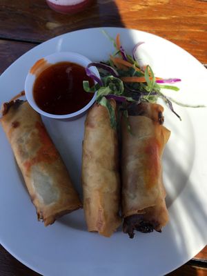 Spring Rolls  at Sunset House in George Town