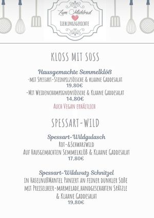 Menü at La Fee in Gelnhausen