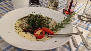 Vegan Knödel at La Fee in Gelnhausen