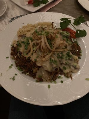 Spätzle geschnetzeltes at La Fee in Gelnhausen