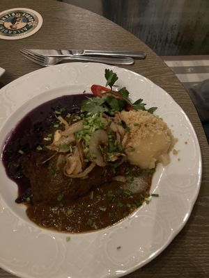 Linsenbraten at La Fee in Gelnhausen