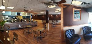 Panoramic picture of the inside  at Superior Cafe in Sault Ste Marie