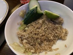 Fried rice was excellent  at JNcQUOI Asia in Lisbon