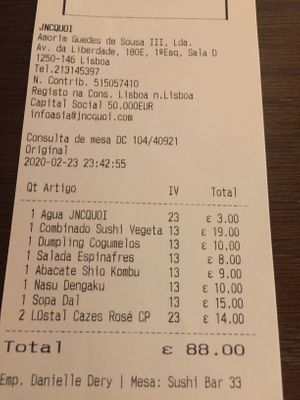 Bill at JNcQUOI Asia in Lisbon