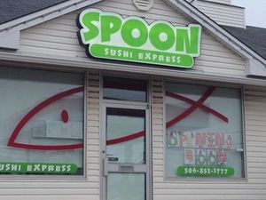 Façade at Spoon Sushi - Lonsdale in Moncton