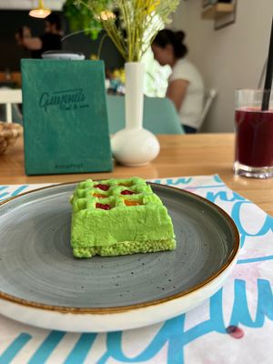 Vegan pistachio desert   at Garun in Yerevan
