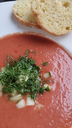 Gazpacho at Garun in Yerevan