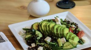 Avocado salad with tofu at Garun in Yerevan