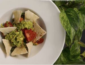 Guacamole and chips  at Garun in Yerevan