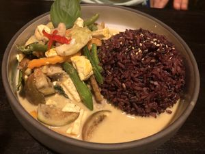 Green curry at Mr Green in Chiang Mai