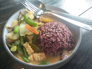 Red curry at Mr Green in Chiang Mai