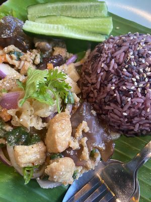 larb  at Mr Green in Chiang Mai