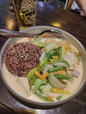 Red curry at Mr Green in Chiang Mai