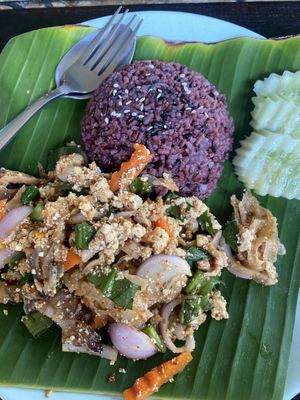 Larb  at Mr Green in Chiang Mai