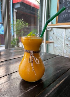 Mango juice  at Mr Green in Chiang Mai