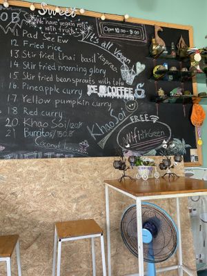 Indoor seating   at Mr Green in Chiang Mai