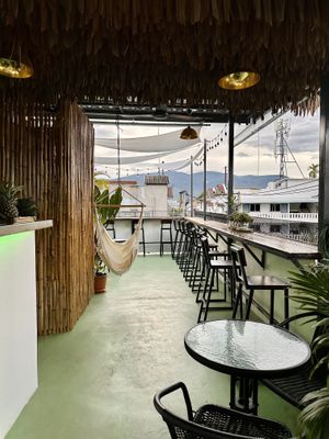 Rooftop area   at Mr Green in Chiang Mai