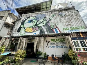 Restaurant exterior   at Mr Green in Chiang Mai