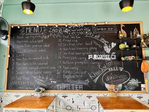 Big menu!  at Mr Green in Chiang Mai