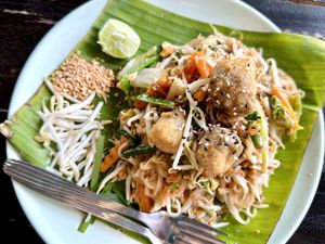 Pad Thai (80 THB)  at Mr Green in Chiang Mai