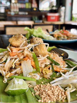 Pad Thai (80 THB)  at Mr Green in Chiang Mai