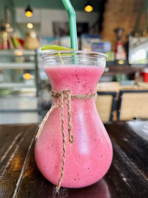 Mixed fruit smoothie (50 THB)  at Mr Green in Chiang Mai