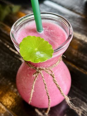 Mixed fruit smoothie (50 THB)  at Mr Green in Chiang Mai
