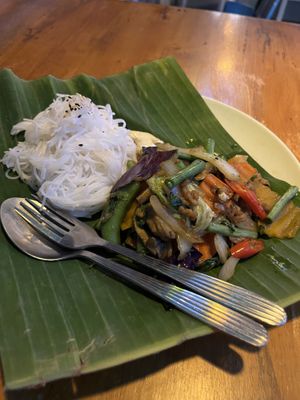 Tofu basil  at Mr Green in Chiang Mai
