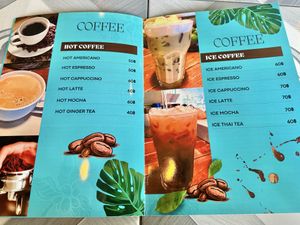 Coffee & tea menu  at Mr Green in Chiang Mai